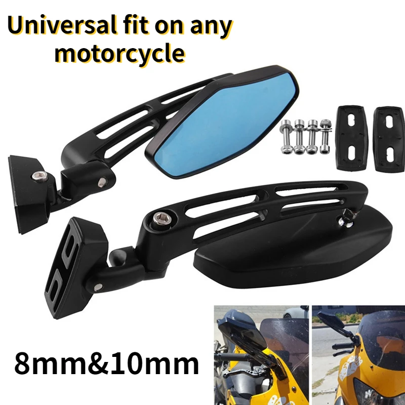 

Motorcycle Racing Style Rear View Side Mirrors For CBR 600 1000 R1 R6 GSX-R For Suzuki GSXR 600 750 1000 Motorcycle Accessories