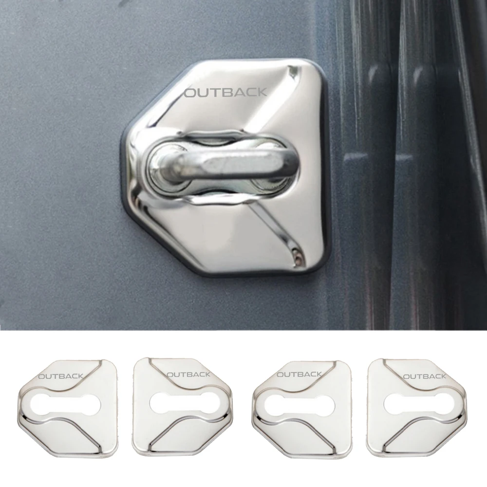 

Крышка дверного замка автомобиля автомобильные эмблемы чехол для Subaru Ascent BRZ, шифоновый Forester Outback Levorg Solterra XV аксессуары для стайлинга автомобиля