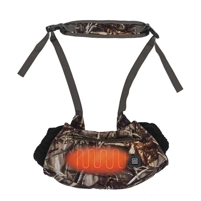 

Rechargeable Heated Hand Muff Heating Hand Warmer Pouch 3 Heat Modes Hand Warmer Bag With Belt For Hunting Camping