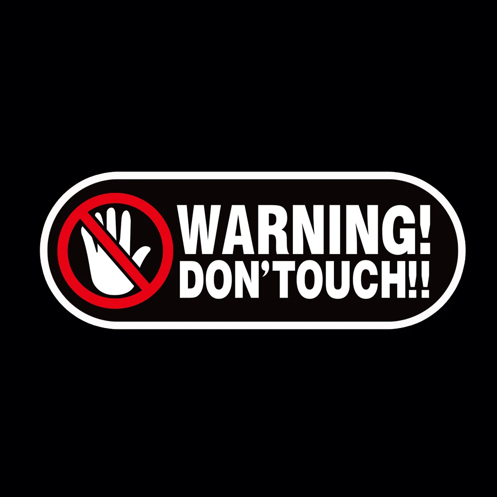 Предупреждение Не касаться отражающих наклеек на бак мотоцикла для Honda HRC CBR CBR1000RR CBR650F CBR600RR CBR500R.