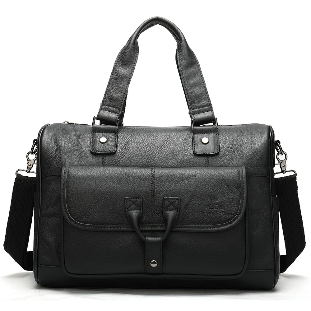 Men Briefcase Bag High Quality Business Famous Brand Cow Leather Shoulder Messenger Bags Office Handbag Laptop Bag For Man