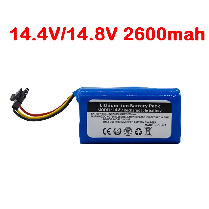

Lithium Battery 14.4V/14.8V 2600mAh For Haier Replacement TAB-T360W TAB-T510S HB-X300Gplus Accumulator Batterie 3-wire Plug