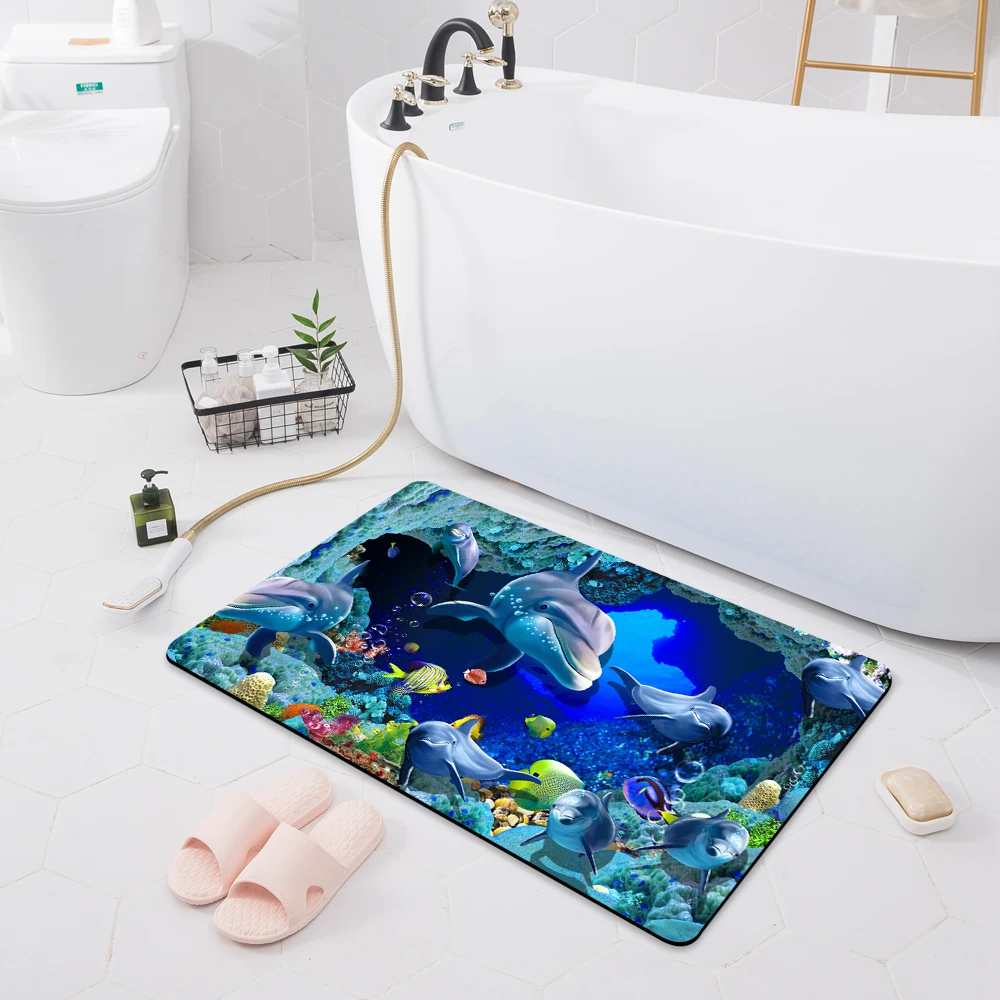 

Нескользящий поглощающий коврик для ванной в скандинавском стиле