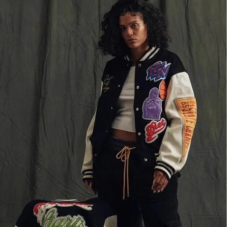 Американская осенне-зимняя стеганая новая свободная бейсбольная униформа в