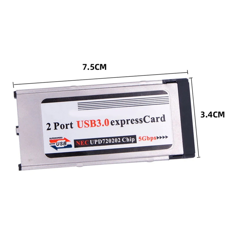 High-Speed Dual 2 Port USB 3.0 Express Card 34Mm Slot Express Card PCMCIA Converter Adapter For Laptop Notebook images - 6