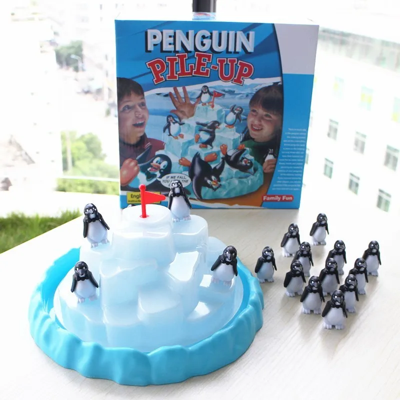 Iceberg Penguin Многослойные Сбалансированные Игрушки Настольная Головоломка Для