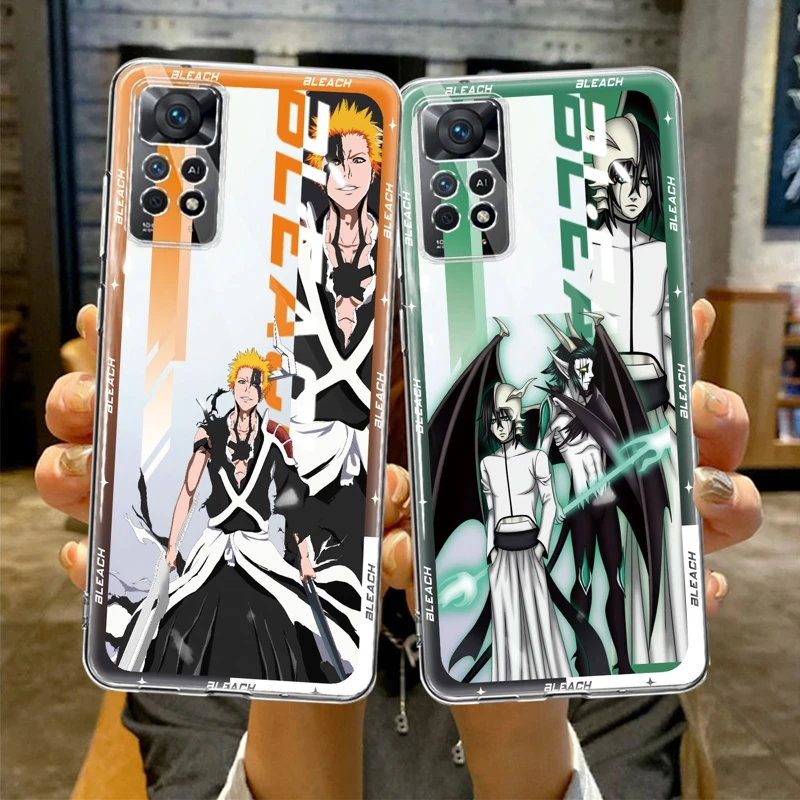 

Matte Bleach Anime Ichigo Byakuya Cover Case For Xiaomi Redmi Note 7 8 9 10 11 12 4G 5G Pro 9S 11T 10Pro NOTE11 10S 8T