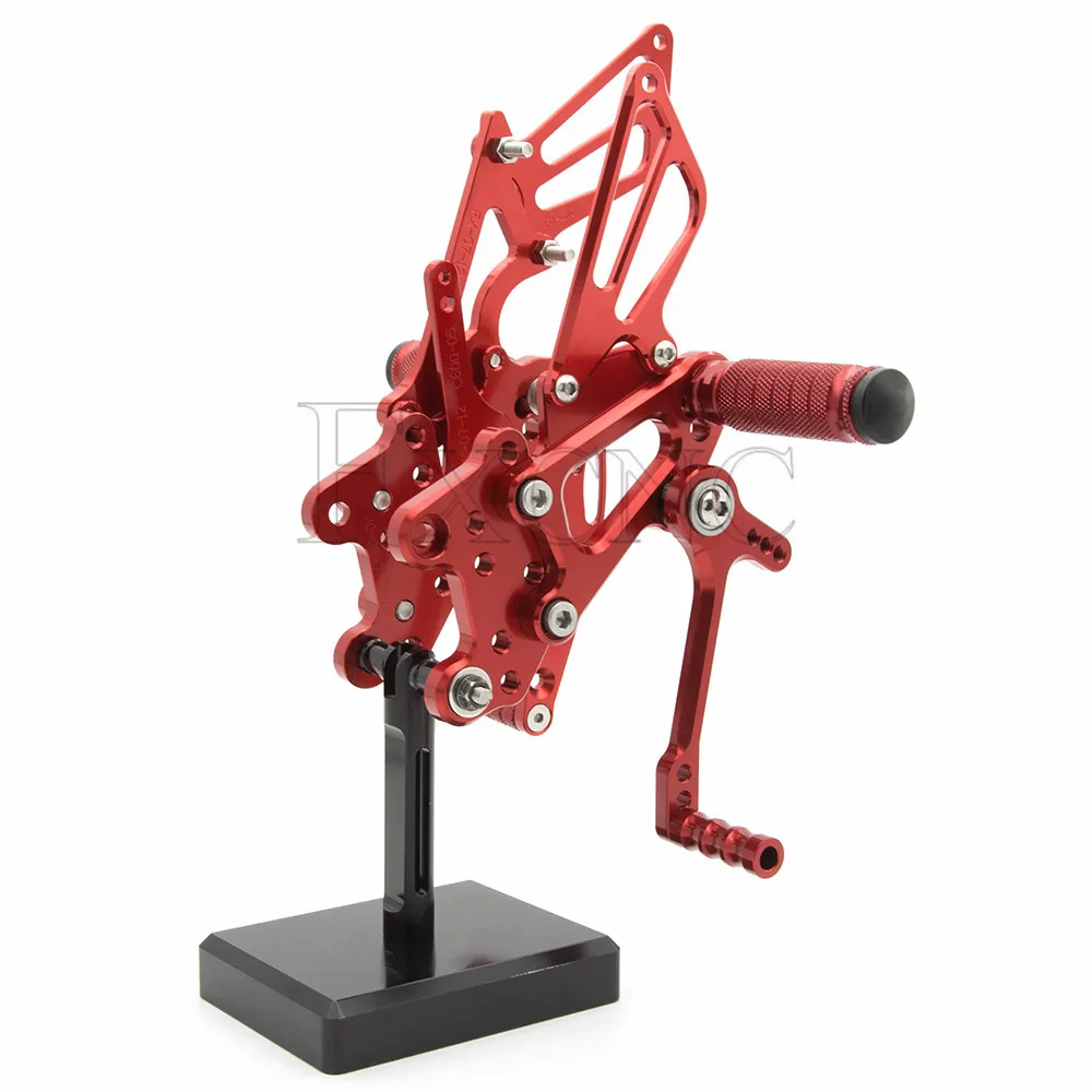 Для HONDA CBR600RR 2003-2006 CNC алюминиевые мотоциклетные Регулируемые подножки задние