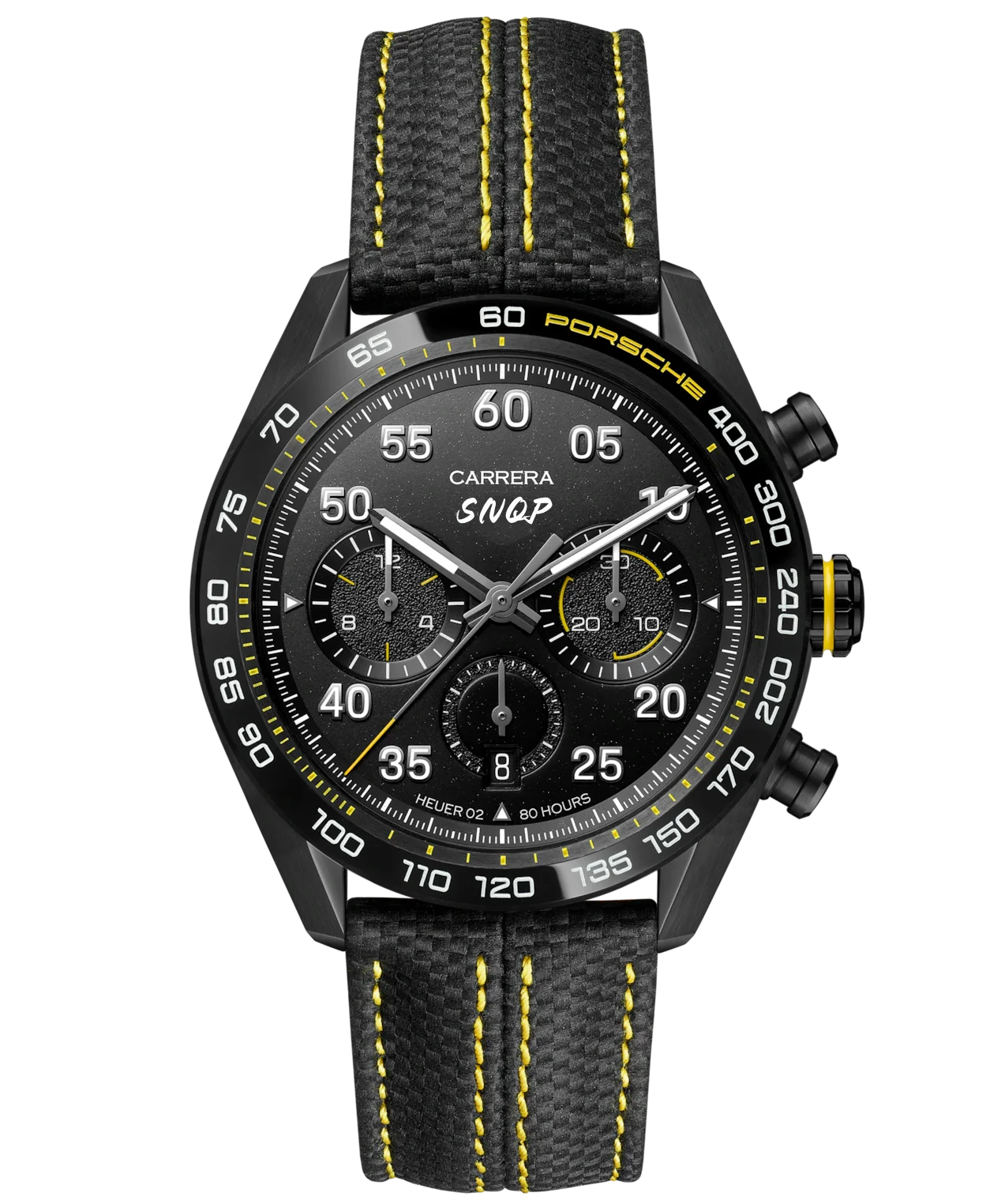 

2022 New Luxury Carrera Watch Original Dial Fashion Design Quartz Movement Genuine Leather Strap Chronograph Watch for Men