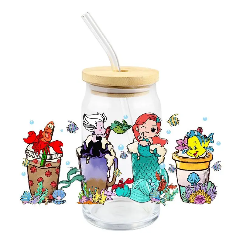 Модные Мультяшные 3D УФ-переводные наклейки водостойкие с сильной вязкостью для