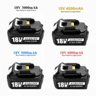 Аккумуляторная батарея BL1860, литий-ионная батарея 18 в, 6,0 Ач для Makita 18 в, BL1840, BL1850, BL1830, BL1860B, 3,0 Ач, 4,0 Ач, 5,0 Ач