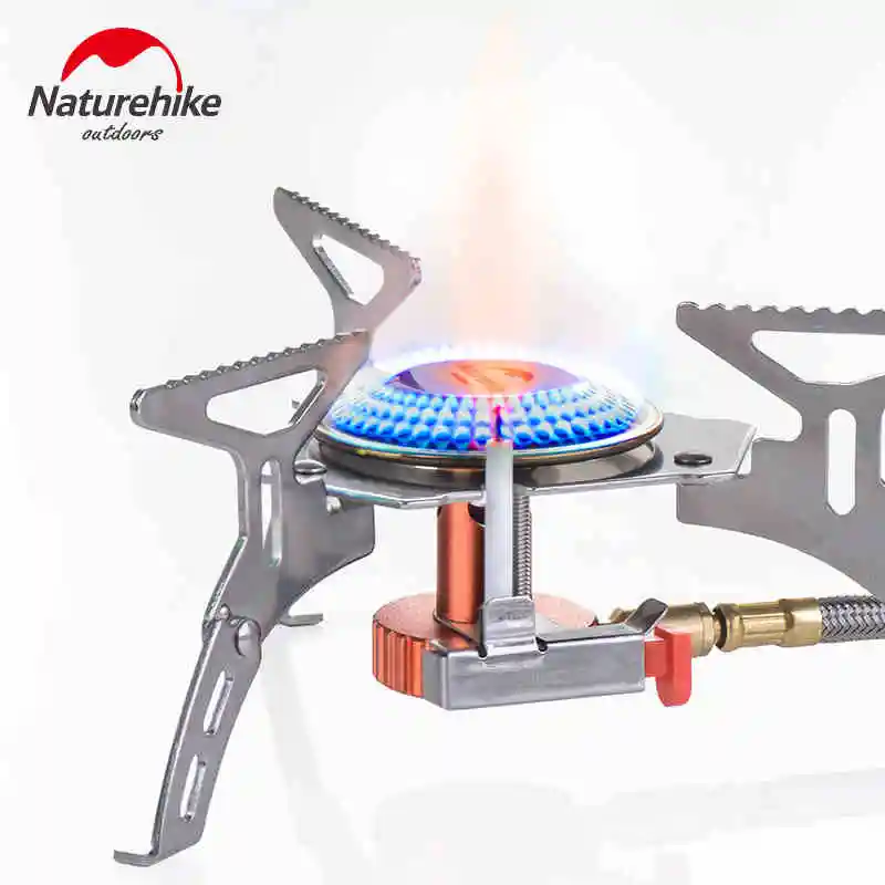 

Naturehike Outdoor Folding One-Piece Copper Stove Cooking Furnace End Split Type Gas Burners Portable Stove Gas Cookers Camping