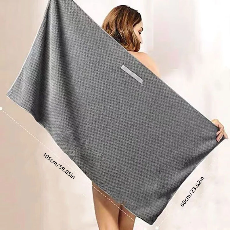 Впитывающая быстросохнущая шапочка для душа женщин и взрослых с длинными