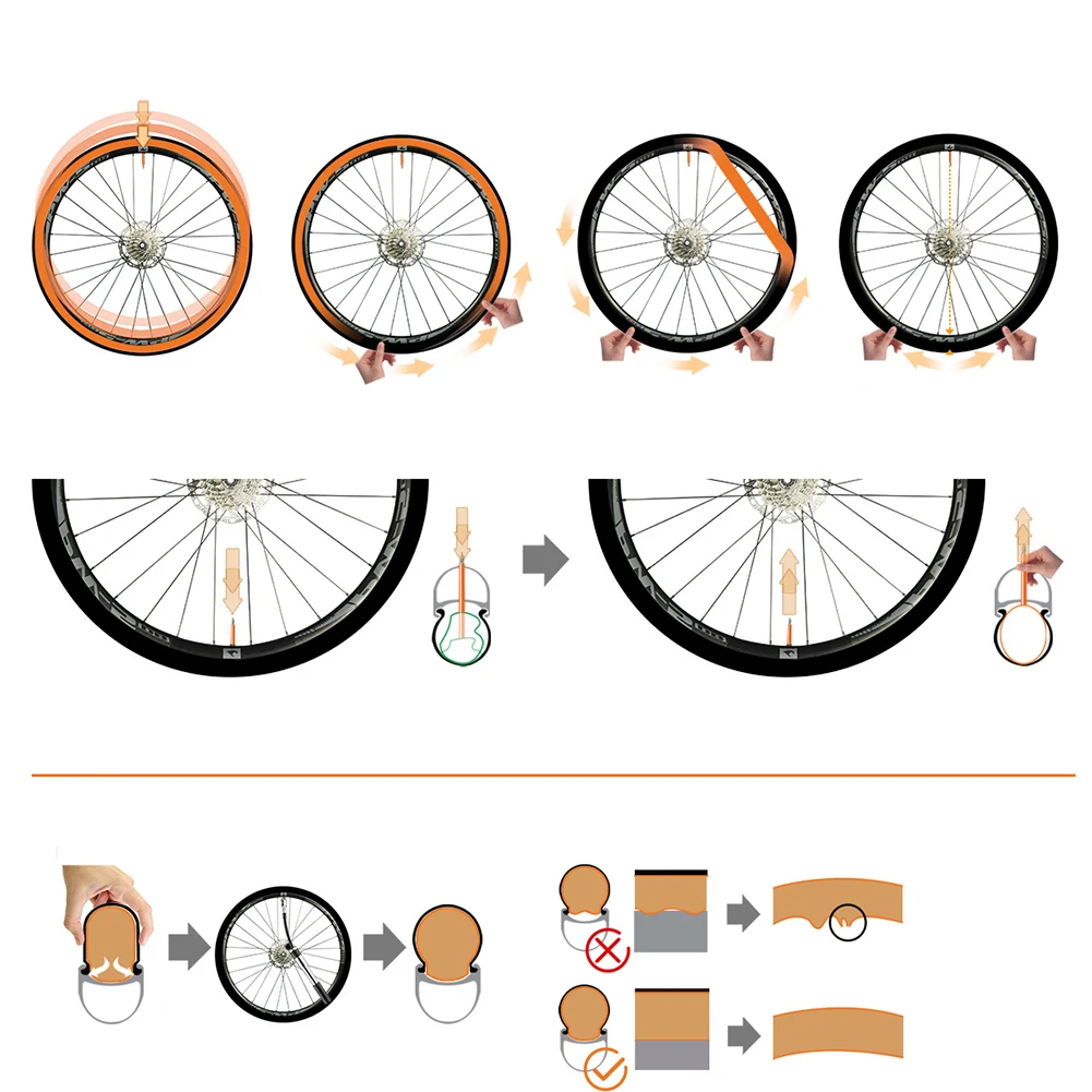 Гравийная велосипедная трубка MTB26 дорожная устойчивая к низким температурам