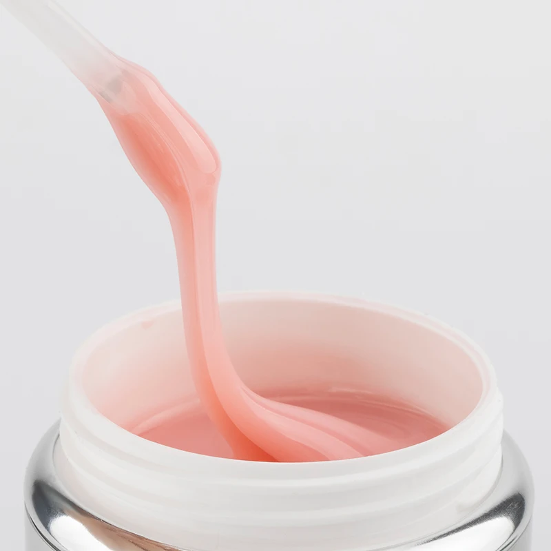 Beautilux Hard Builder Nail Art Gel Pink Clear Milky Camouflage Self Leveling UV Gel French White Gels Nail Polish 50g