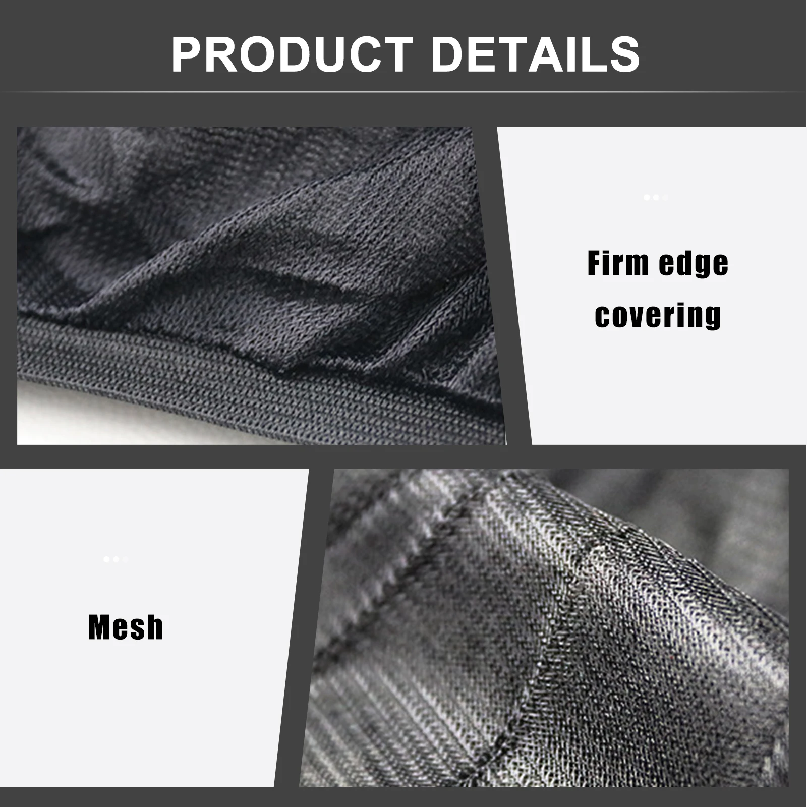 2Pcs Car Rear Side Window Shade Sun Visor Mesh Cover Shield Sunshade UV Protector Anti-mosquito Var Window Curtain Sunscreen Net images - 6