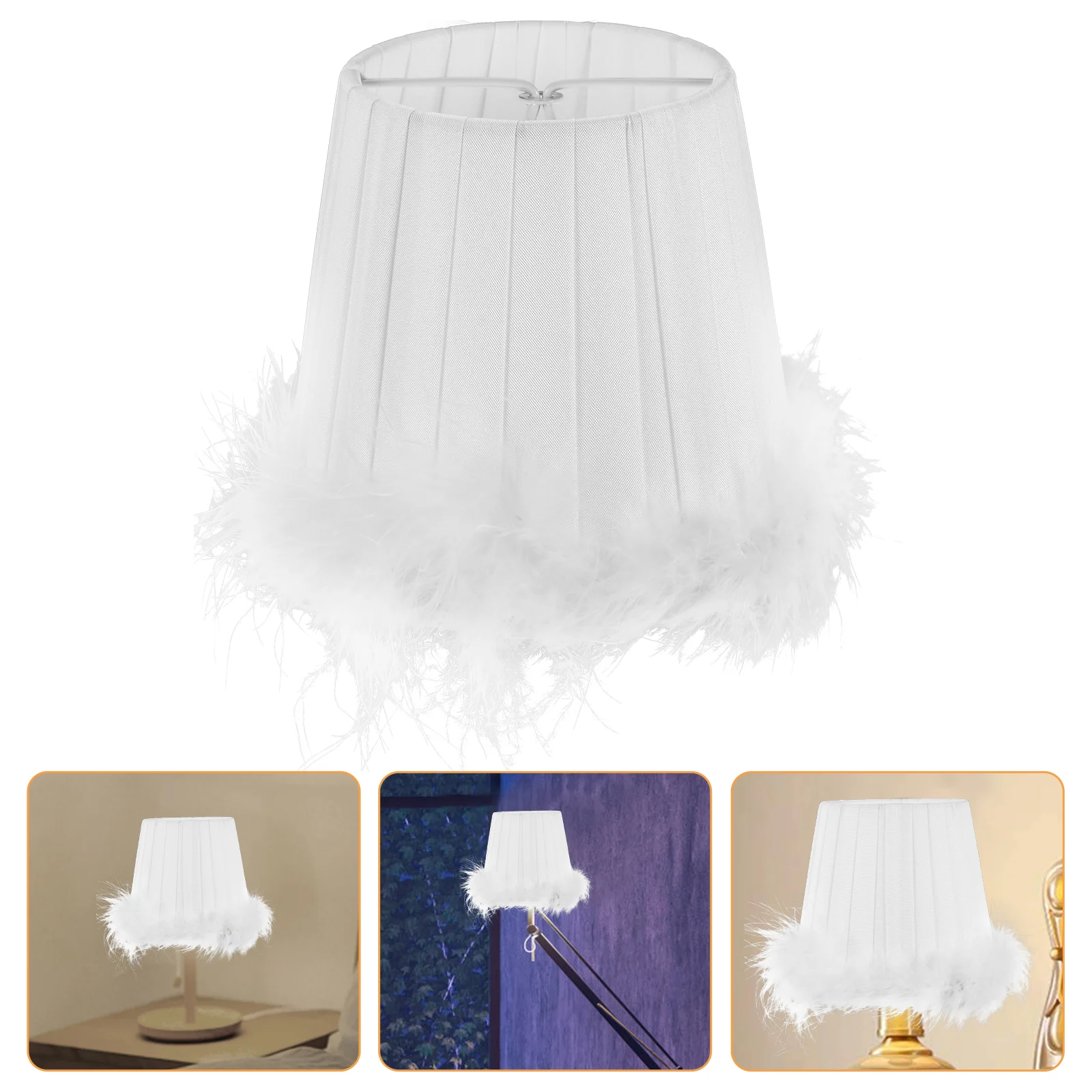 

Lamp Shade Shades Lampshade Light Chandelier Drum Cover Fabric Table Walllacecloth Gauze Candelabra Sconcefloor Macrame Pleat
