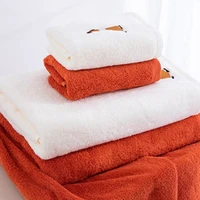 couple towel set 100cotton beach towel terry bath towels absorbent adult bath towels quick drying face towels bathroom set 2pcs
