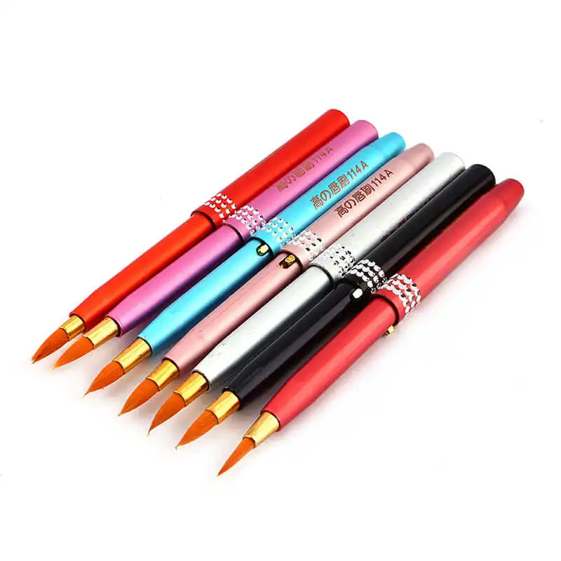 

New Fashion Makeup Women Portable Retractable Cosmetic Lip Brush Lipstick Gloss