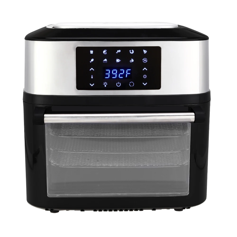 

US 120V 16.91Quarts 16L Capacity Air Fryer 1800W Black