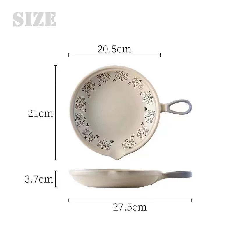 

AhunderJiaz Керамическая сковорода белая