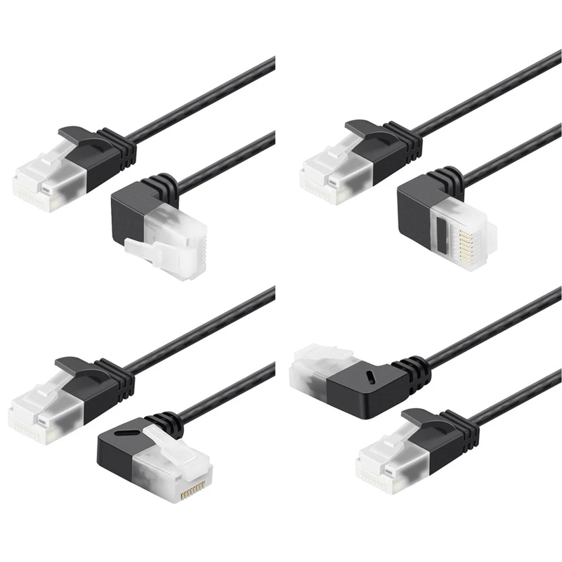 

Удлинительный кабель CAT6, 90 градусов, RJ45 UTP кабель-удлинитель