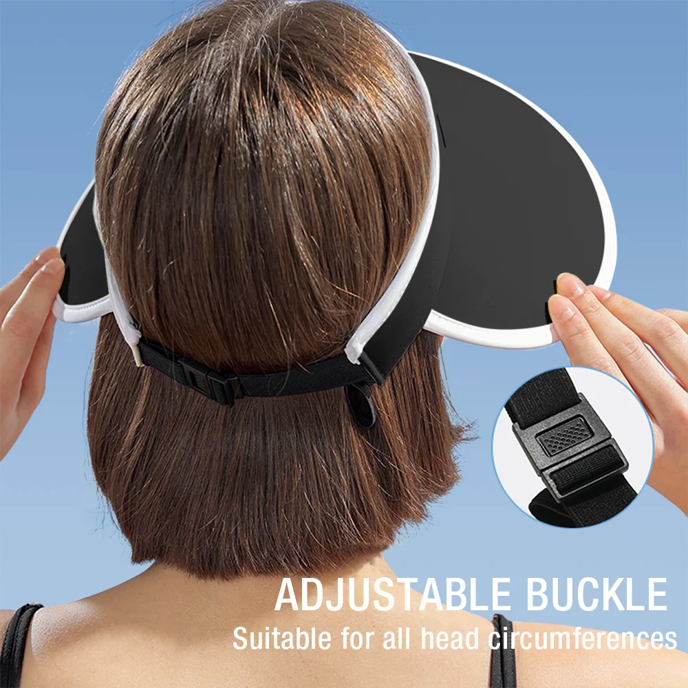 Summer Sun Protection Hats Baseball Caps Breathable Empty Top Hat Outdoor Sport Golf Cycling Beach Adjustable Hat Packable Women