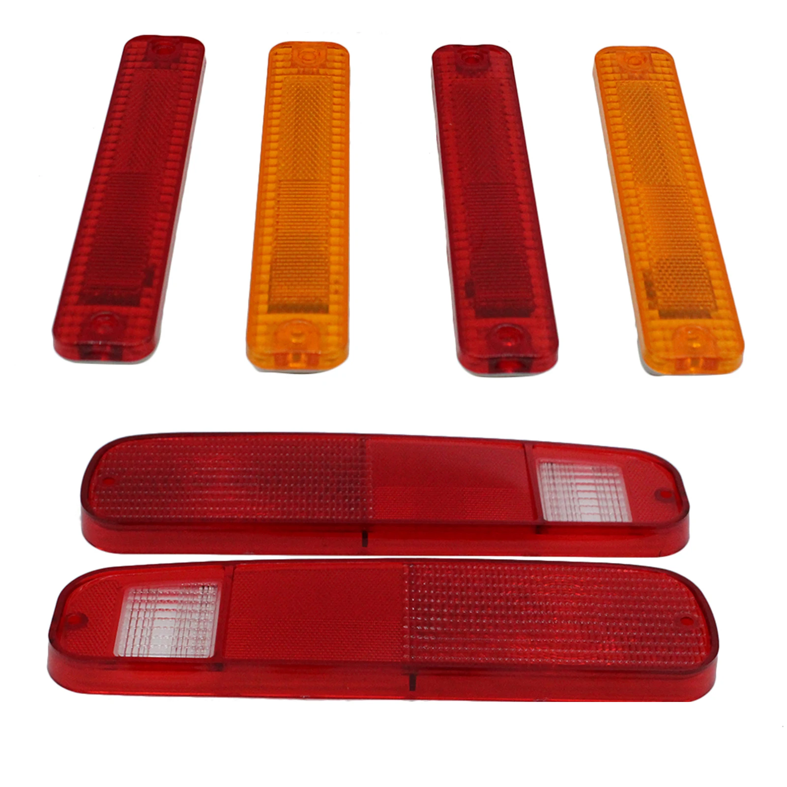 

6pcs Tail Light Housing And Side Fender Kit Fit High Quality Brightness For Ford F150 F250 Truck 78-79 Bronco Car Accessories