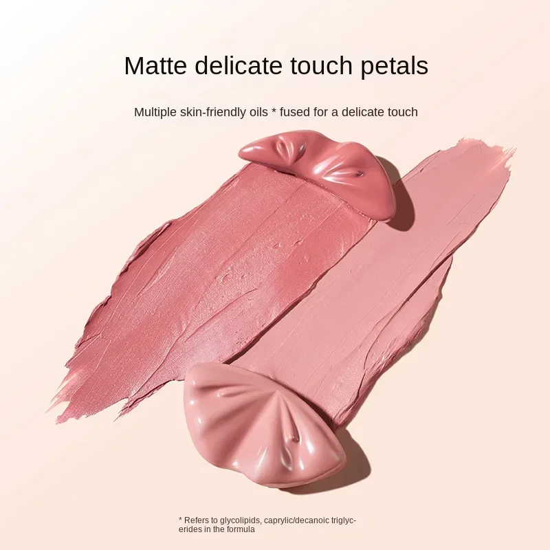 Крем-румяна двухцветная телесная легкая палитра румян для макияжа корейские