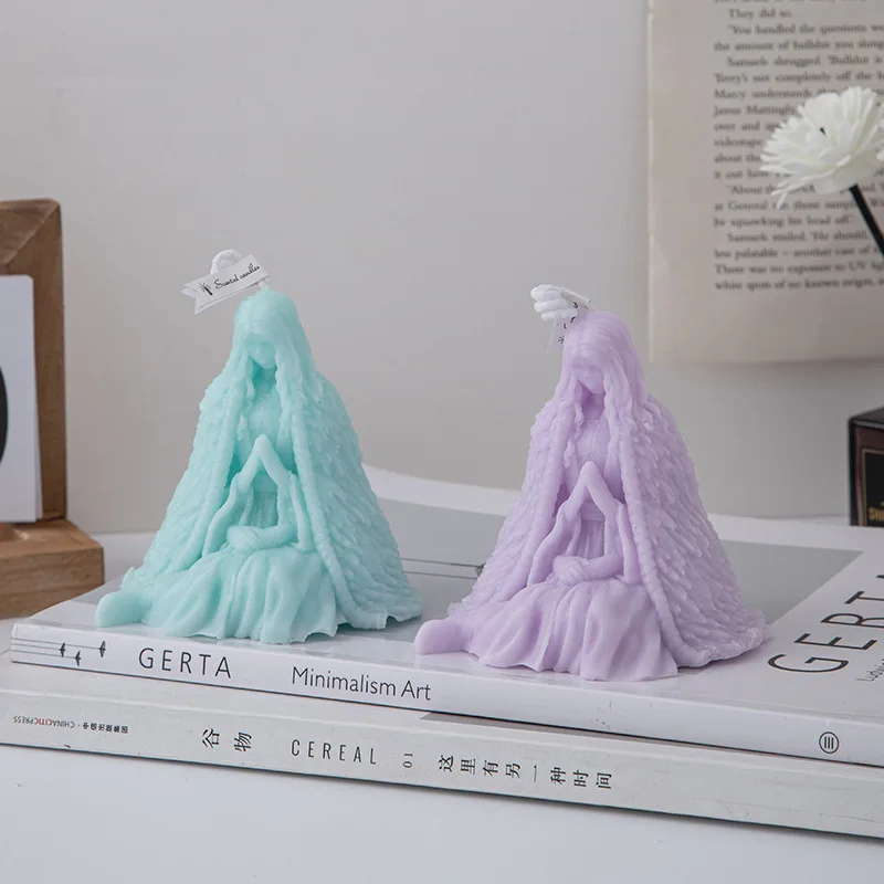 Ins witch Ароматизированная свеча Женская фигурка украшения для дома Свеча на тело