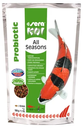 Корм для прудовых рыб Sera Koi All Seasons Probiotic 500 г. | Дом и сад
