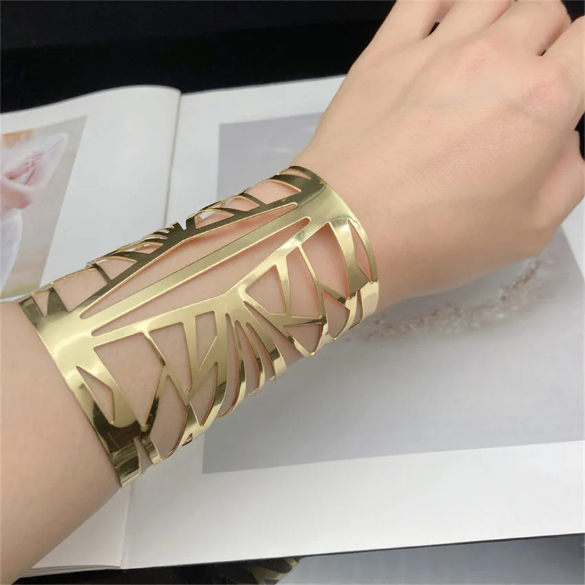 

Punk Gold Color Bracelets for Women Trendy Alloy Metal Bangle Bohemian Jewelry Accessories Gift Wholesale For Women 2023 Pulsera