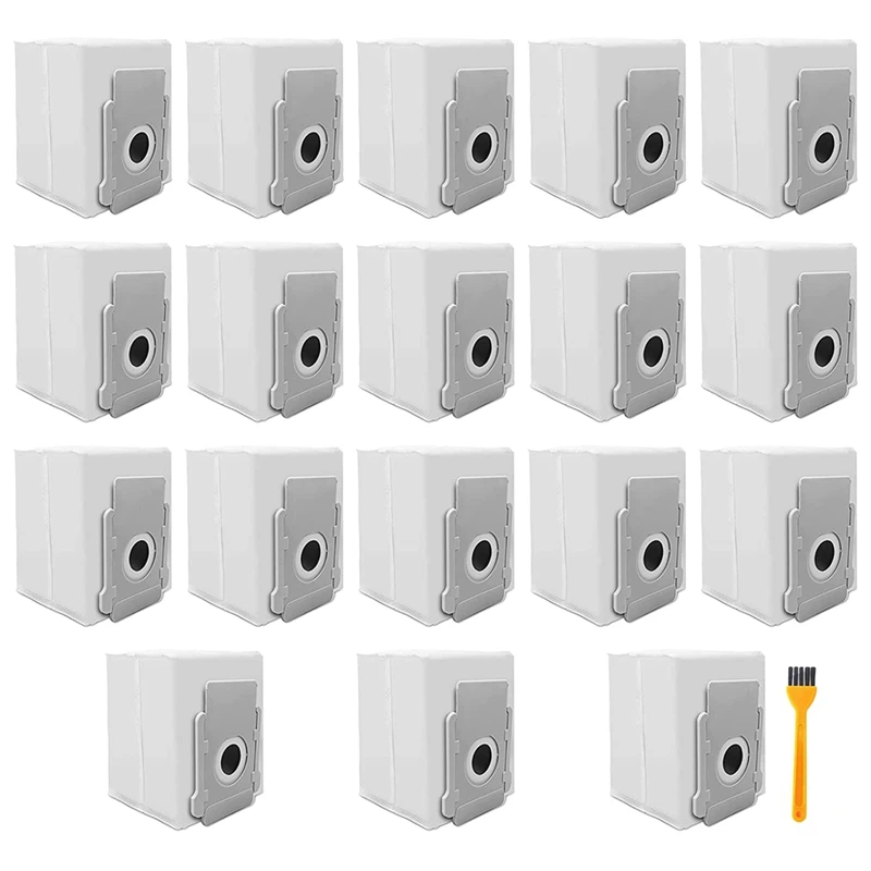 

18 Pack Vacuum Bags for IRobot Roomba I7 I8 I3 I4 I6 I7+ Plus I and S Series Clean Base Automatic Dirt Disposal Bags