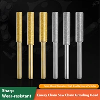 8pcs diamond chainsaw sharpener burr 44 85 5mm grinder chain saw drill bits saw sharpening carving grinding tools