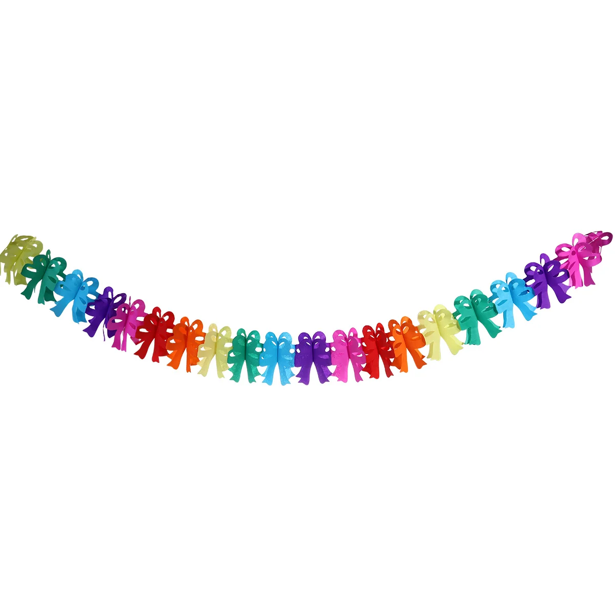 

Colorful Bowknot Banner Paper Party Garland Wedding Birthday Hanging Decor