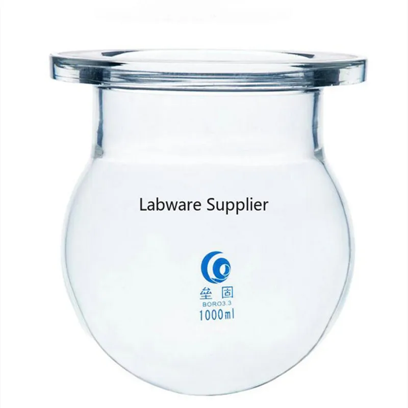 1000ml/2000ml/3000ml Round Bottom Medical grade Boro. glass 3-neck glass flask reactor, Flask reactor for Laboratory glassware