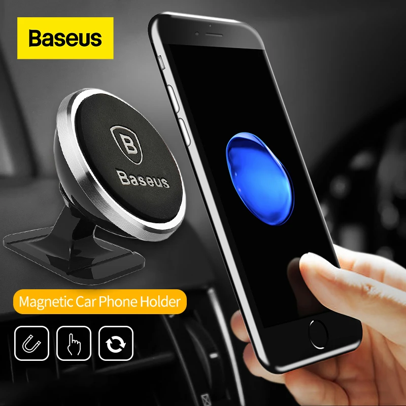 Baseus Universal Car Phone Holder 360 Degree GPS Magnetic Mobile Phone Holder For iPhone 14 Samsung Air Vent Mount Holder Stand