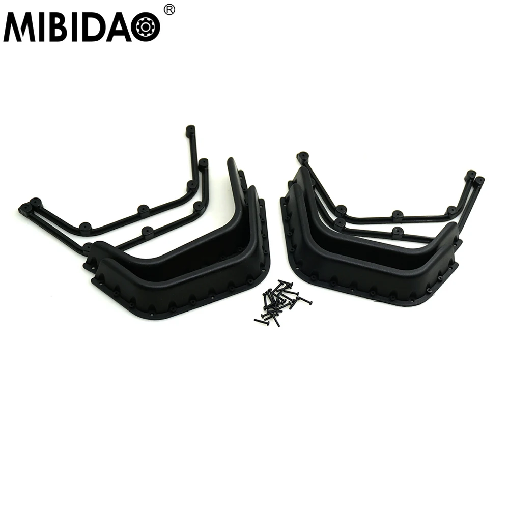 

MIBIDAO RC Car Plastic Mud Fender Flares For 1/10 D90 II Car Shell Body Decoration Parts