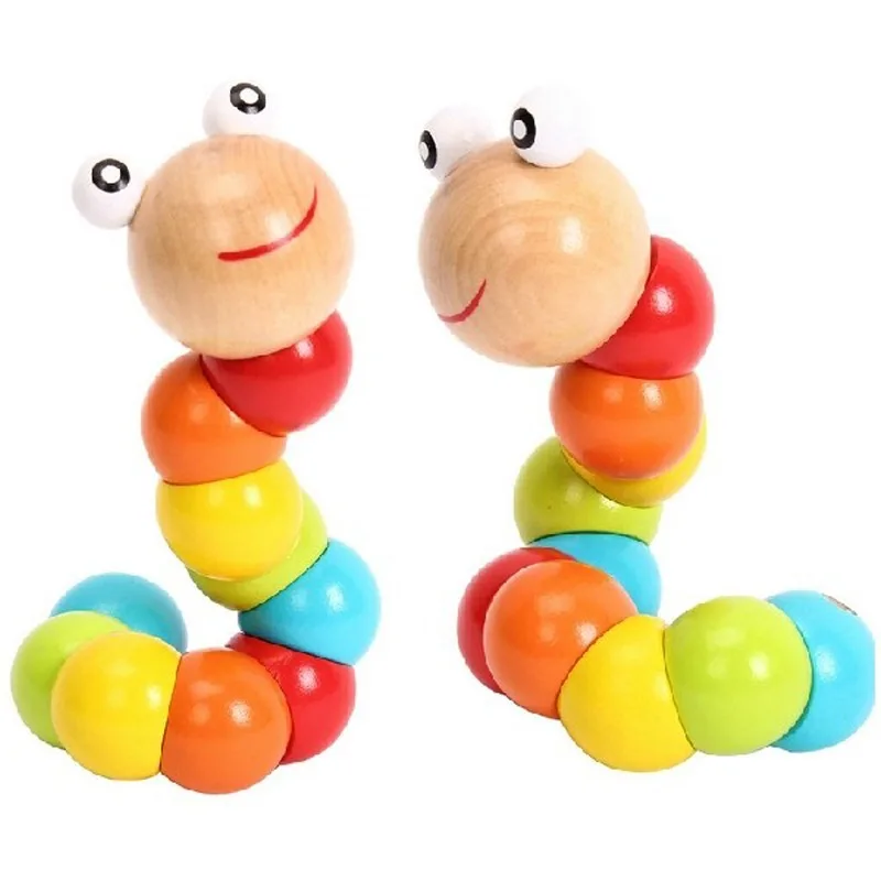 Новый червячный твист-марионетка познавательные Веселые Обучающие игрушки