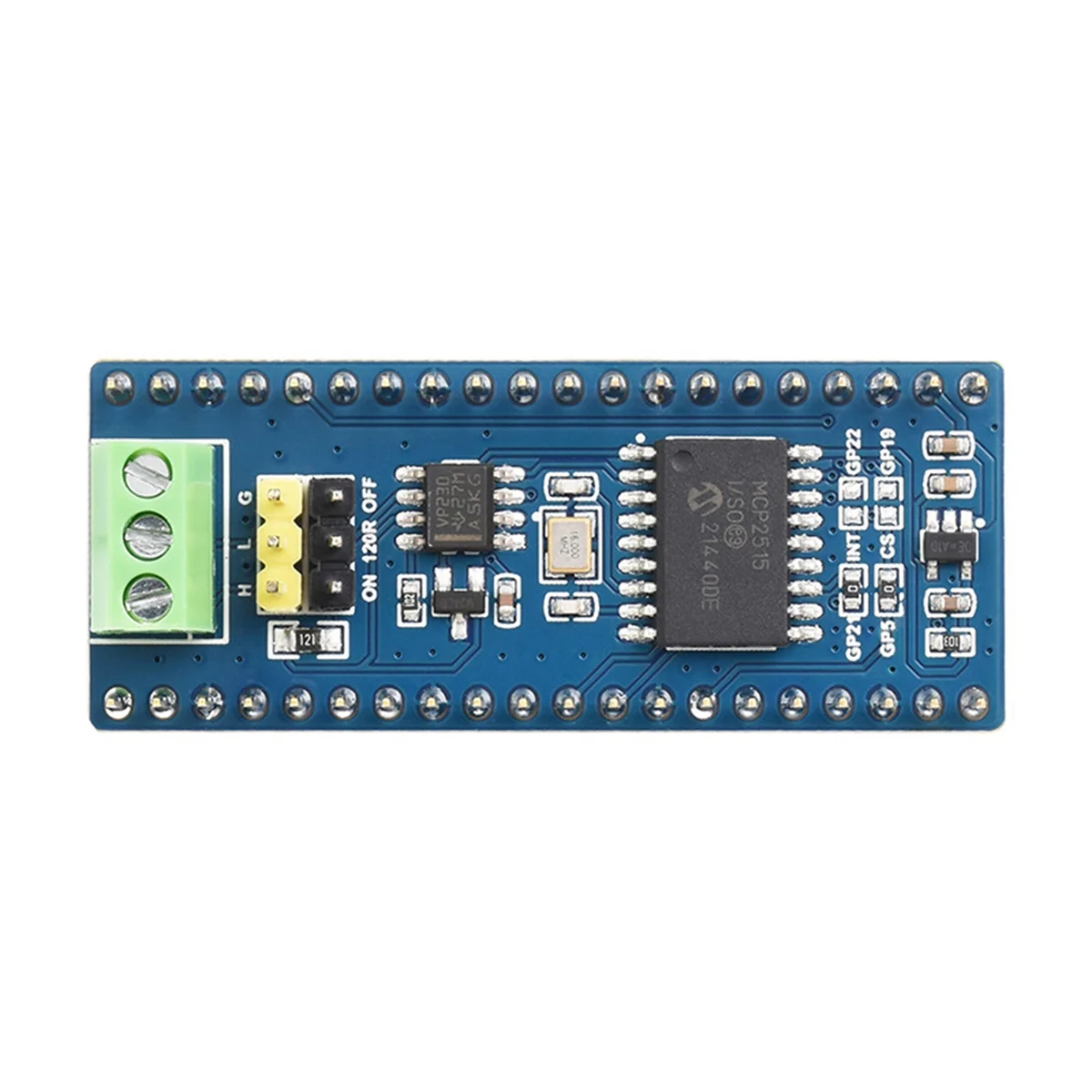 

Waveshare Pico CAN Expansion Board for Raspberry Pi Pico Series SPI Interface Long-Distance Communication Expansion Board