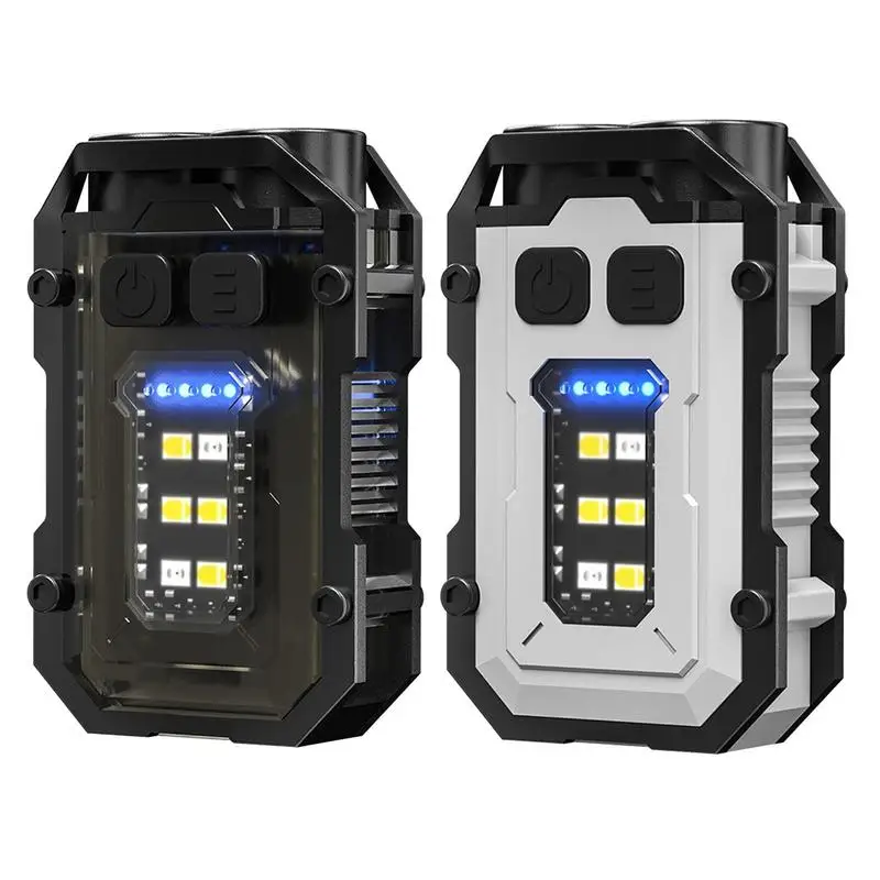 

Keychain Flashlight 8 Modes Small Flashlights LED LED Keychain Light Keyring Flashlight Mini LED Flashlight Keychain 800Lumens