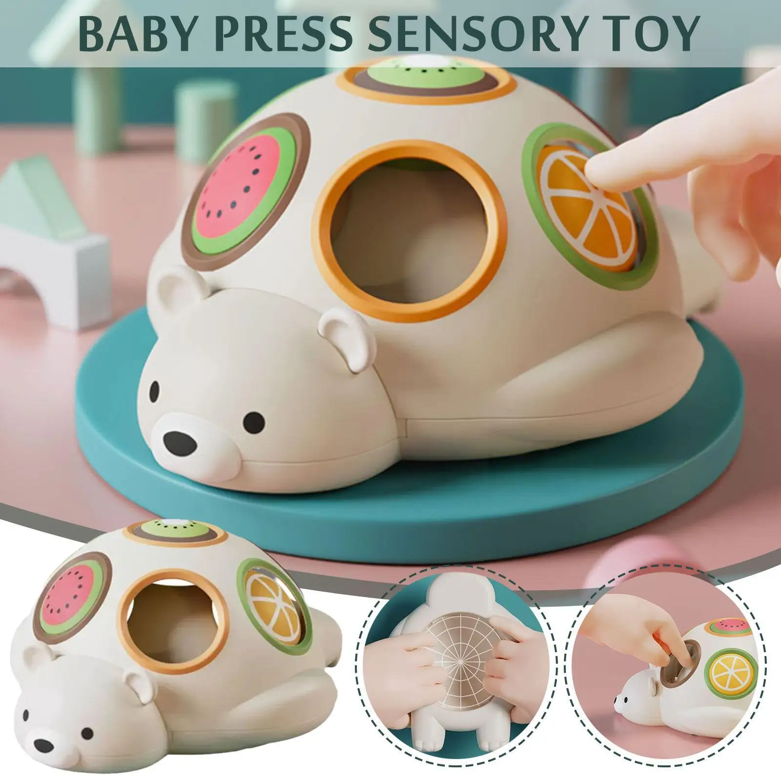 

Фруктовые развивающие игрушки-фиджеты Монтессори, детские игрушки для детей, Обучающие Детские игры, сенсорные игрушки для пальцев E0f7