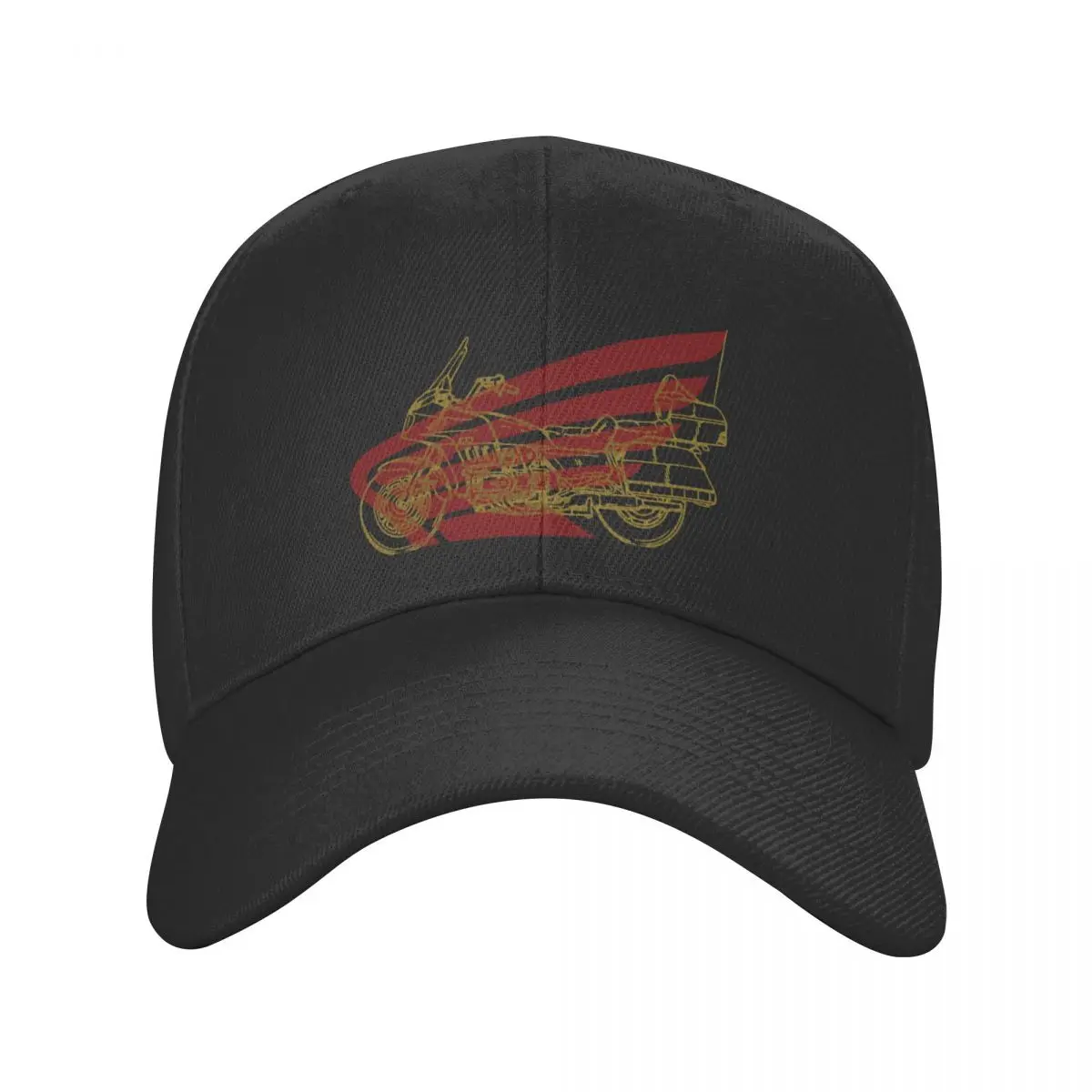 

GoldWing Baseball Caps Men Women Fashion Sun Caps Motorcycle Motorbike Hats Adjustable Polyester Fishing Hat High Quality Cap