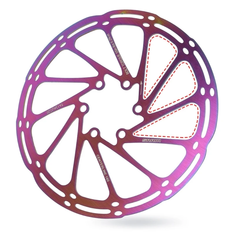 Велосипедный дисковый тормоз ротор с болтами Ротор дискового тормоза Дисковый