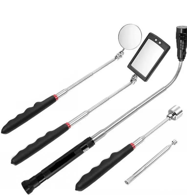 

Набор универсальных телескопических осмотровых шасси для автомобиля из 5 предметов с фарами для обнаружения автомобильных зеркал и нижних ...