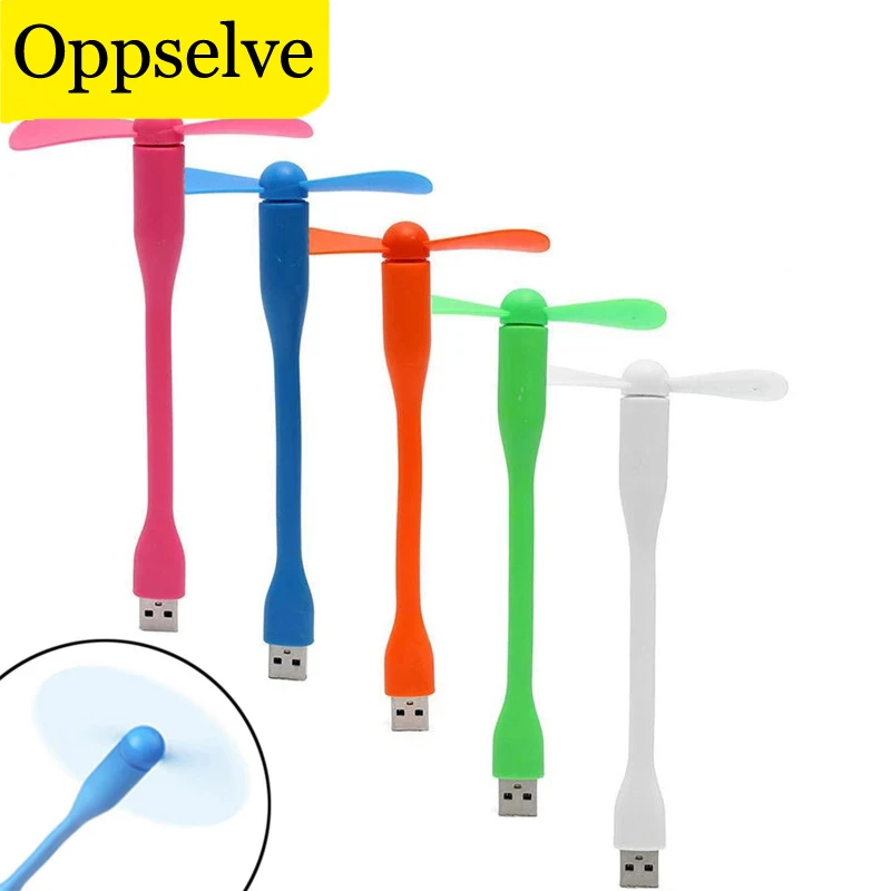 Мини USB-вентилятор гибкий для портативного зарядного устройства портативный