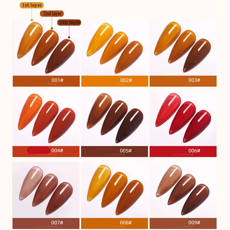 Гель-лак полупрозрачный для ногтей 8 мл |