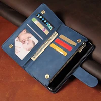 luxury leather wallet for xiaomi redmi note8 pronote8note 8t case magnetic flip wallet card stand cover mobile painted leather