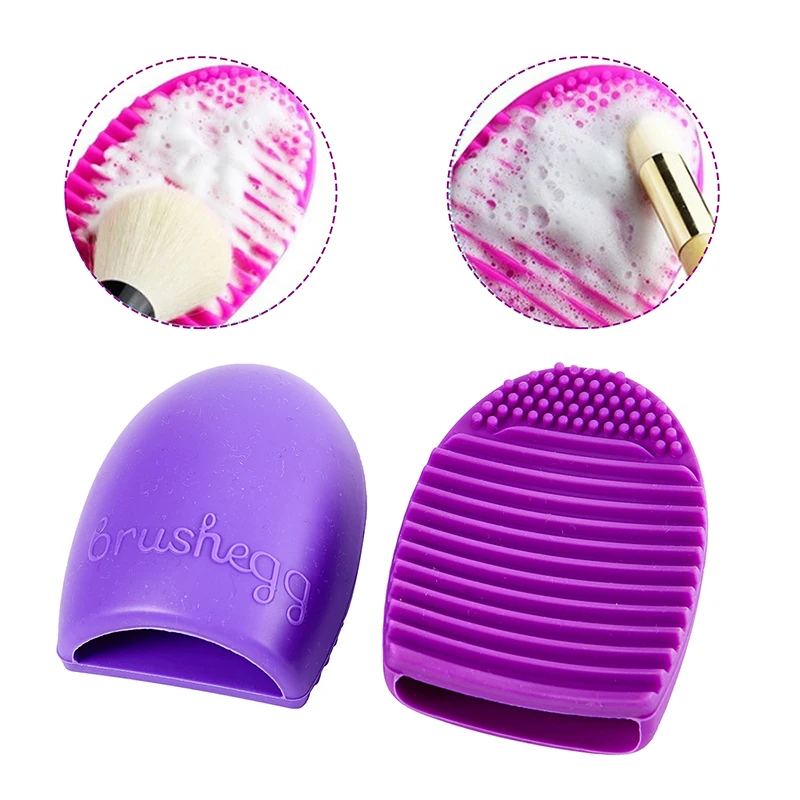 

1PC Silicone Makeup Brushes Cleaning Pad Mat Brush Washing Tools Eyebrow Brush