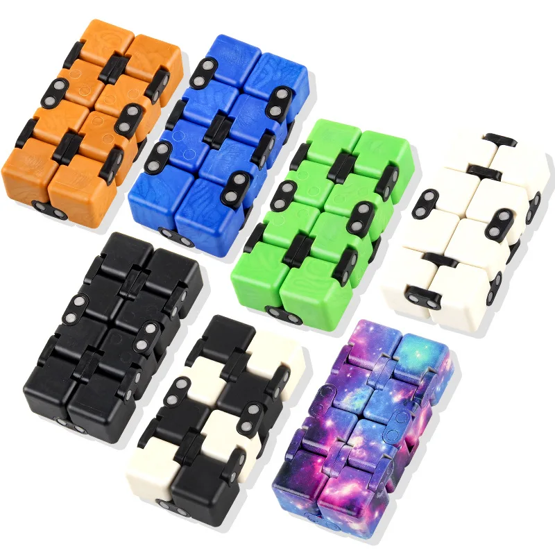 

Infinity Cube Flip Adhd Toys Anxiety Toy Fingertips for Game Puzzle Antistress Magic Finger Fidget Autism Hand Gifts Children